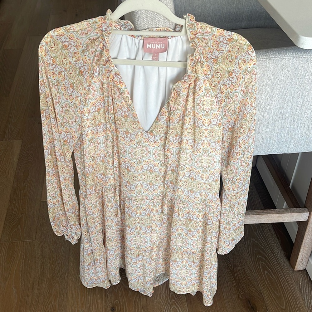 Paisley Print Dress